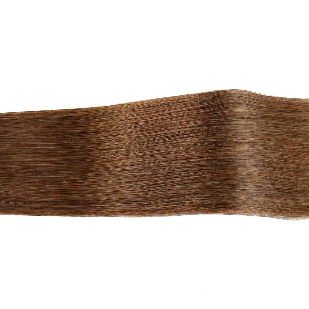 Human Hair I-Tip Hair Extensions #6 White Hair Keratin Tip Bonded